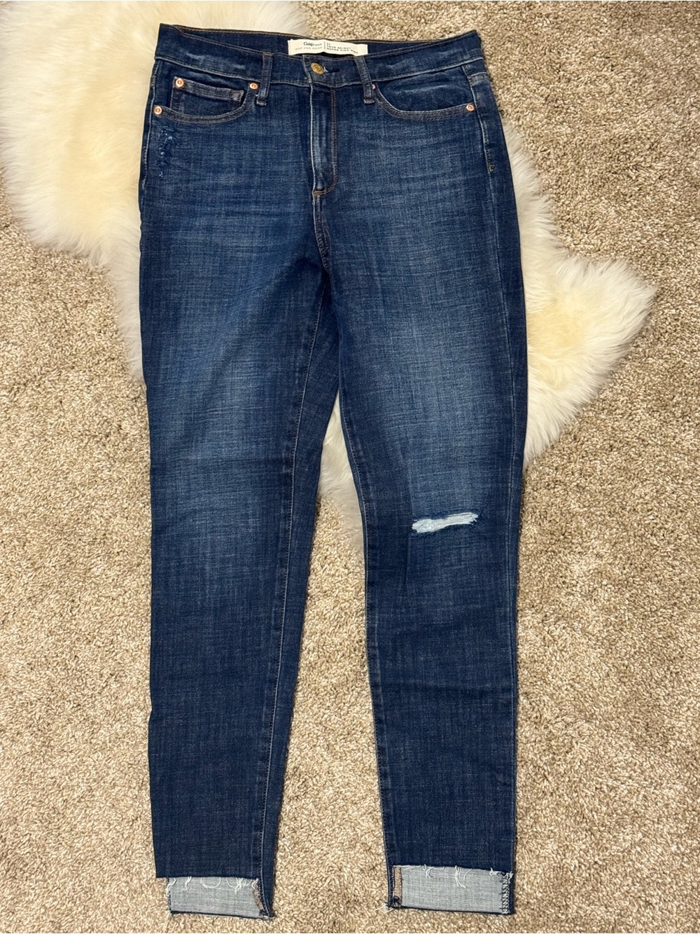 Gap Dark Blue Women's Skinny Denim Jeans Size 27